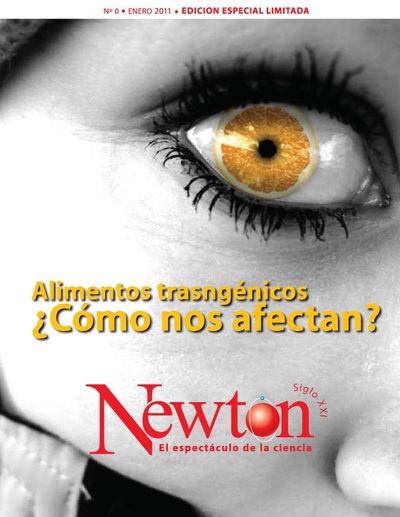 Diseño de portada para el relanzamiento de la revista Newton.